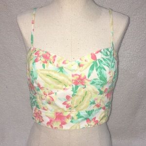 American Eagle Outfitters Tropical  halter Top